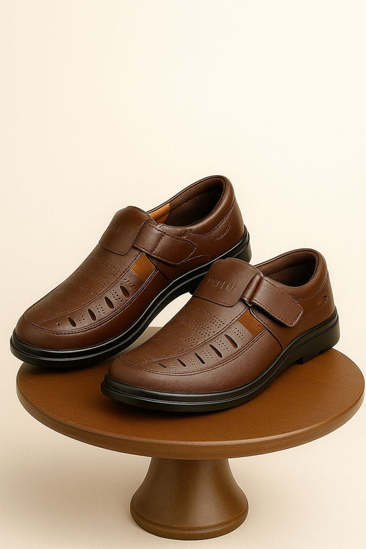 Comfort Band Sandals – Soft Sole, Slip-On Design, Everyday Wear- CBS-101-BRN